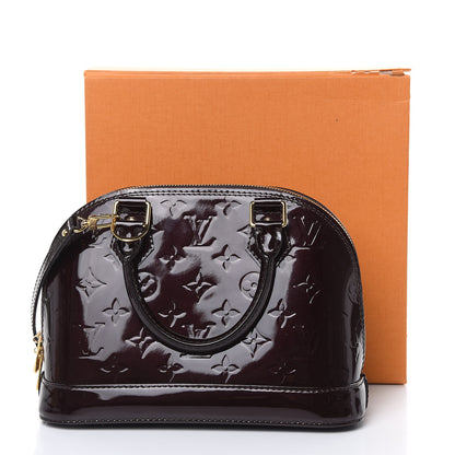 Louis Vuitton Vernis Alma BB Amarante 11 of 11