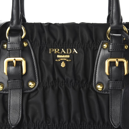 Prada Tessuto Nylon Gaufre Tote Black 9 of 9