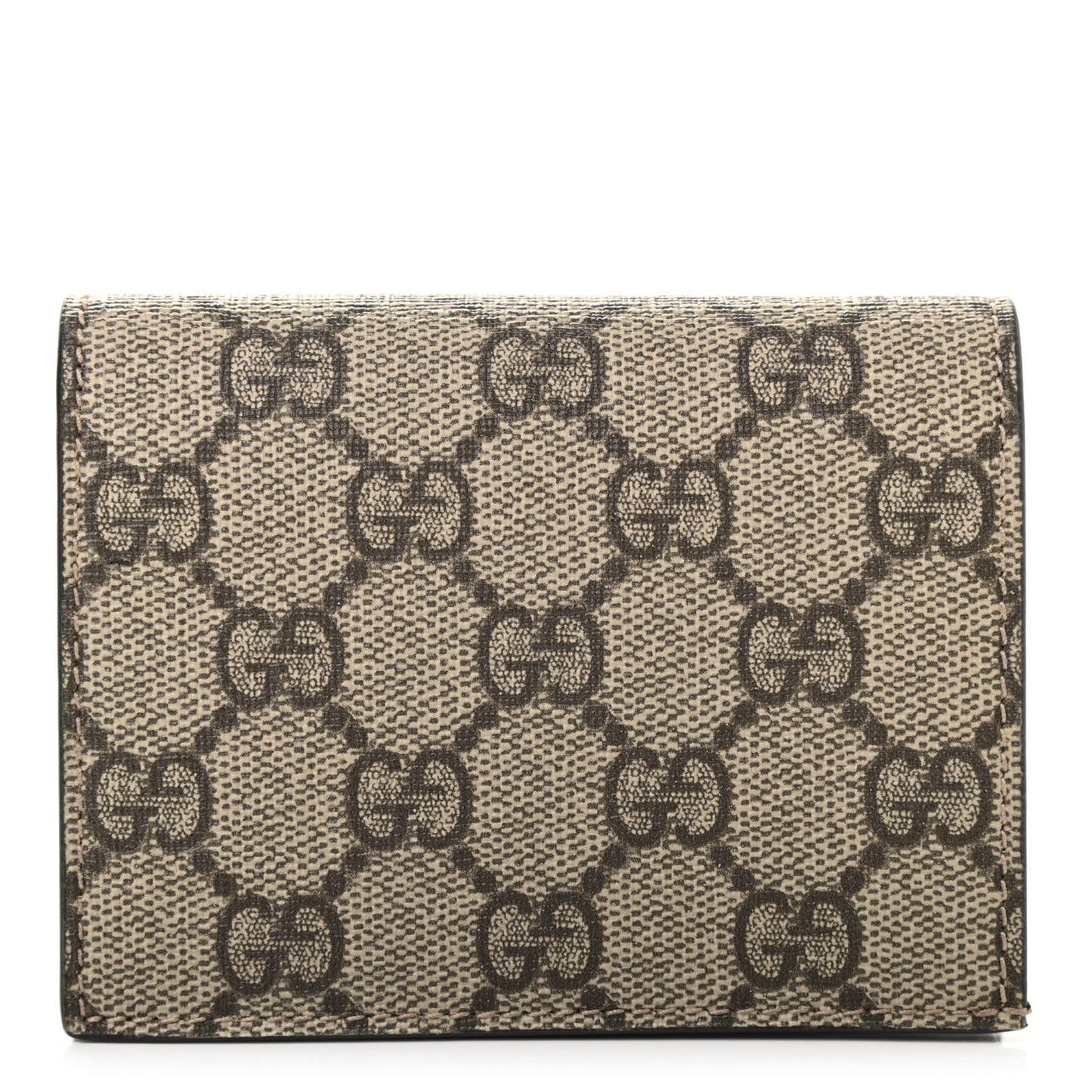GG Supreme Monogram Card Case Beige