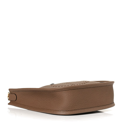 Hermes Taurillon Maurice Amazone Evelyne TPM Beige De Weimar Gris Etain 4 of 10