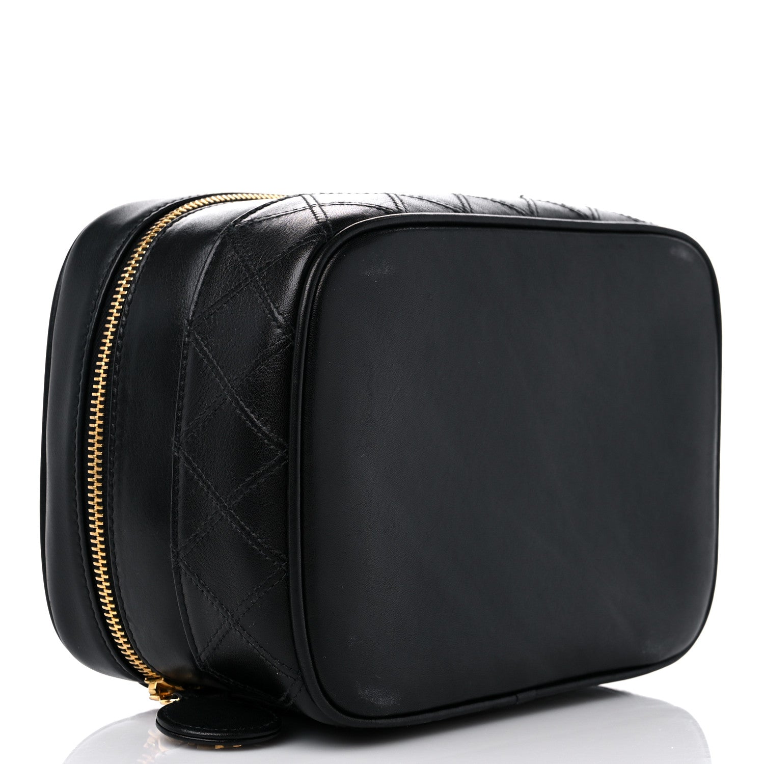 Chanel Lambskin Vanity Cosmetic Case Black 4 of 14