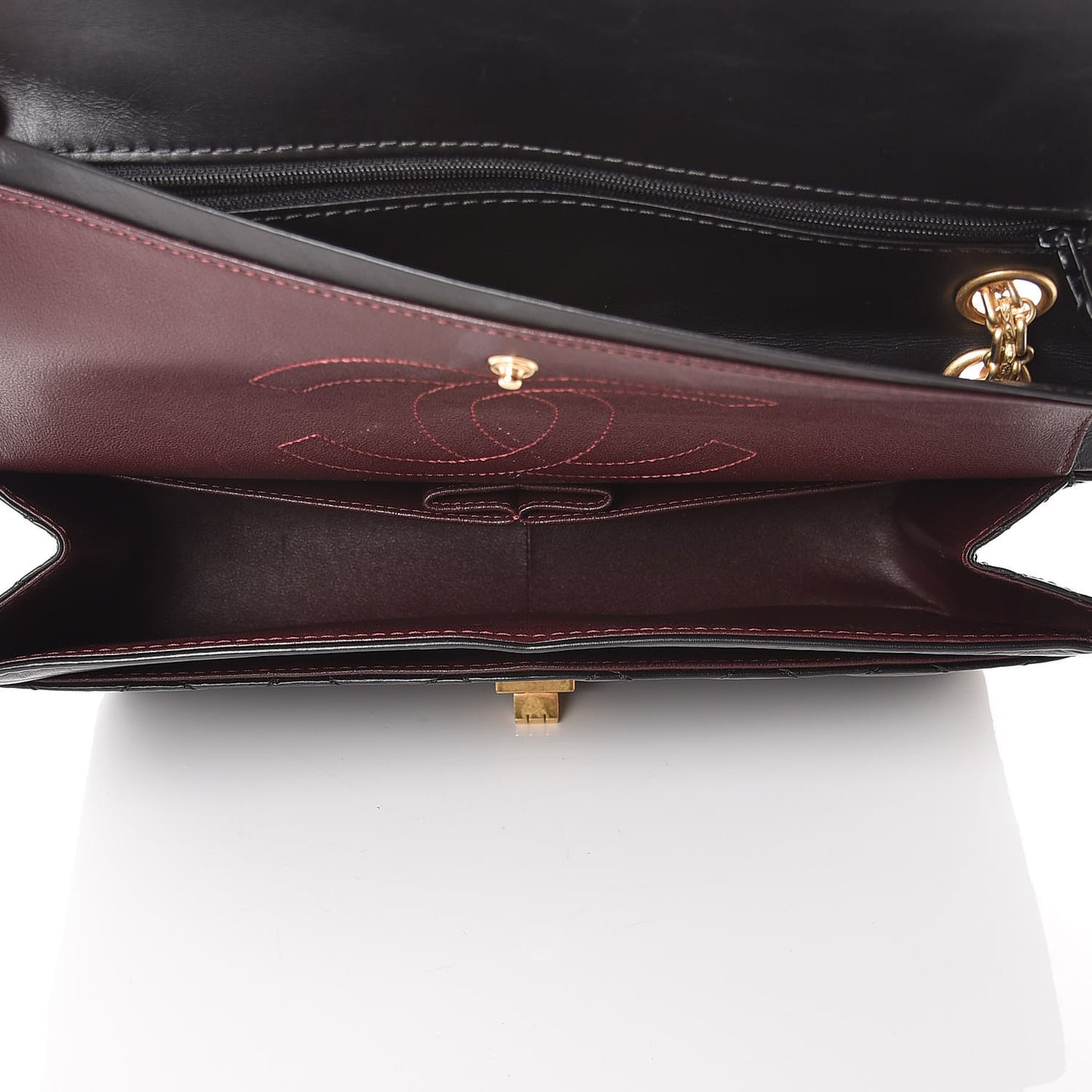 Aged Calfskin Quilted 2.55 Reissue 226 Flap Black