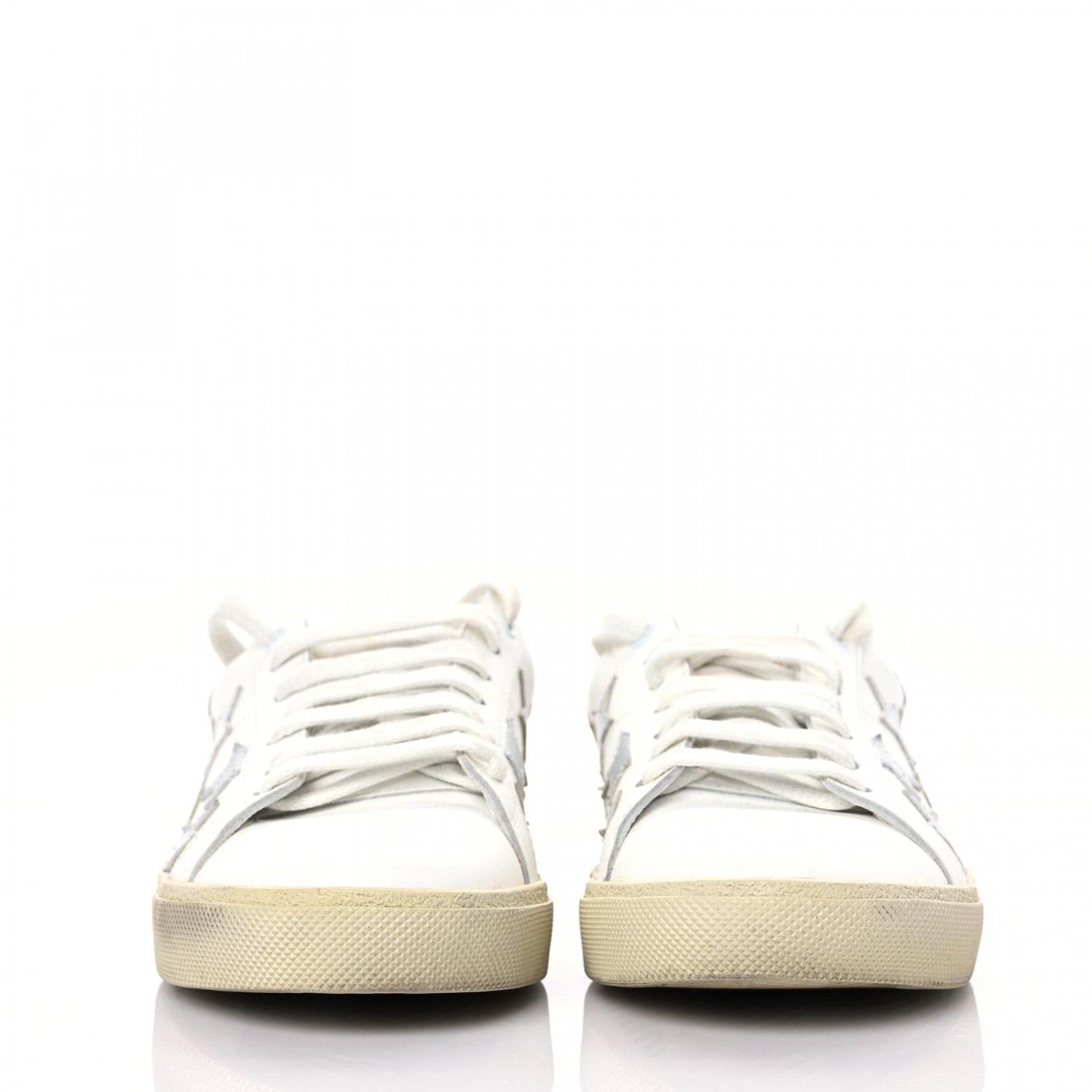 Saint Laurent Nappa Star Court Sneakers 39 Off White 4 of 13