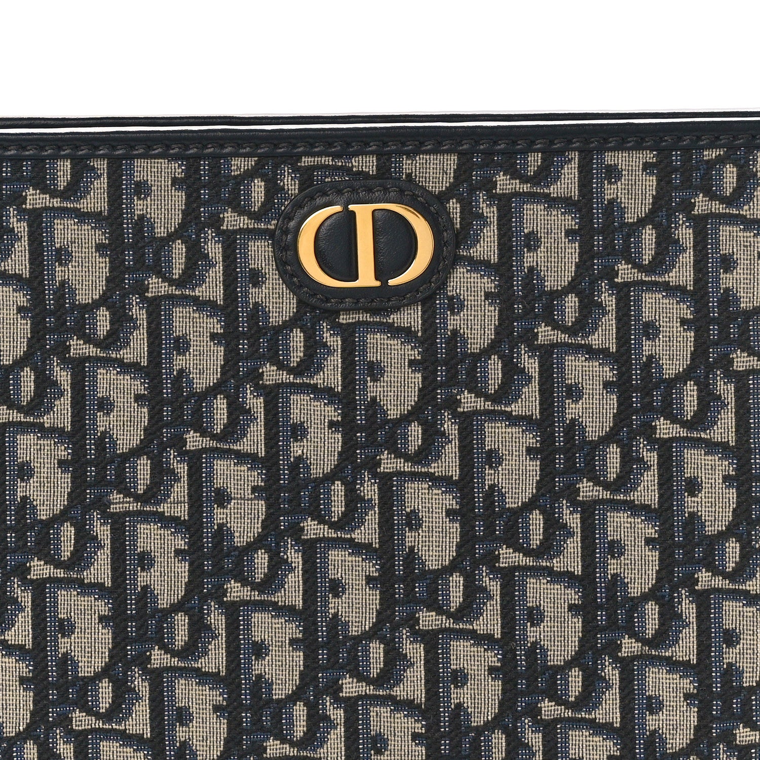 Christian Dior Oblique 30 Montaigne Pouch Blue 7 of 9