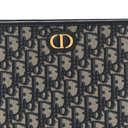 Christian Dior Oblique 30 Montaigne Pouch Blue 7 of 9