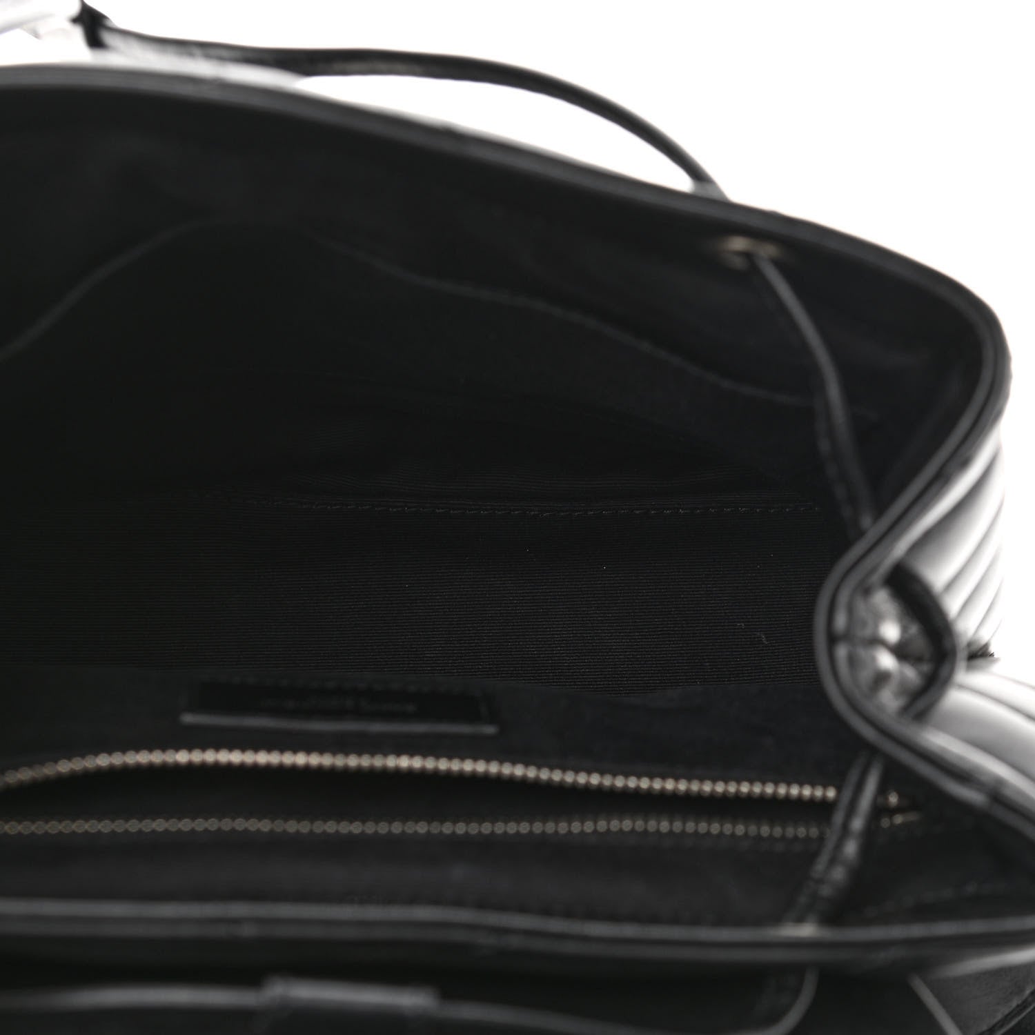 Saint Laurent Calfskin Y Quilted Monogram Small Loulou Backpack Black 5 of 10