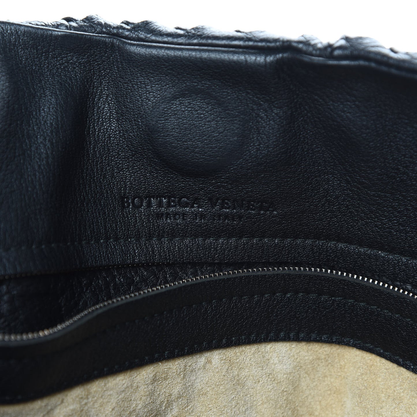 Cervo Deerskin Large Hobo Black