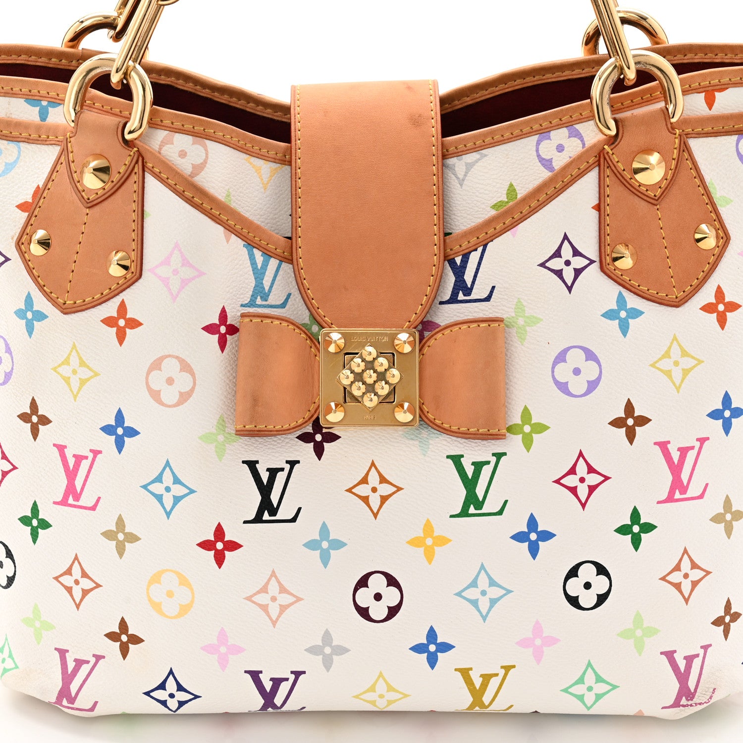 Louis Vuitton Monogram Multicolor Annie GM White 8 of 14