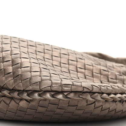 Bottega Veneta Metallic Nappa Intrecciato Medium Veneta Hobo Copper 8 of 8