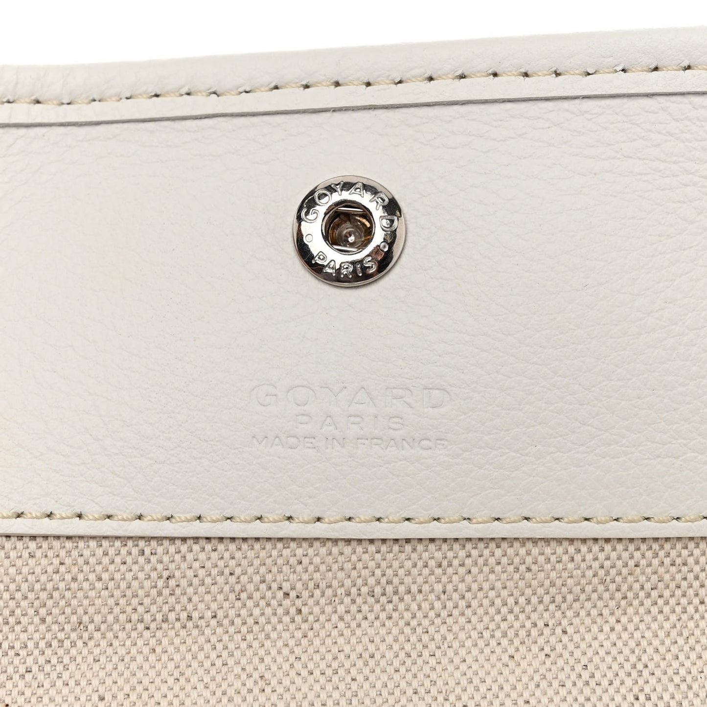 Goyardine Reversible Anjou GM White