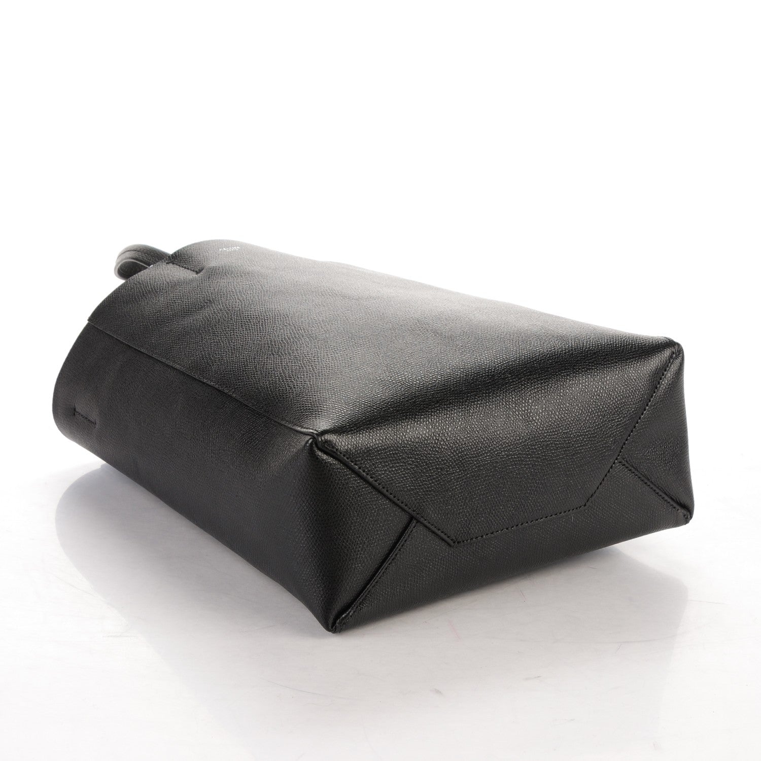 Celine Grained Calfskin Small Vertical Cabas Black 4 of 7