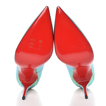 Christian Louboutin Tissu Scarabe So Kate 120 Pumps 37.5 Digitale 5 of 8