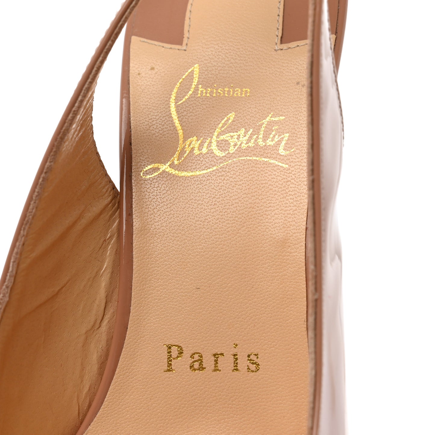 Patent Kate Sling 85 Pumps 35 Nude