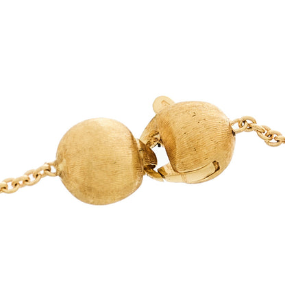 Marco Bicego 18K Yellow Gold Cultured Pearl Africa Station Bracelet 3 of 4