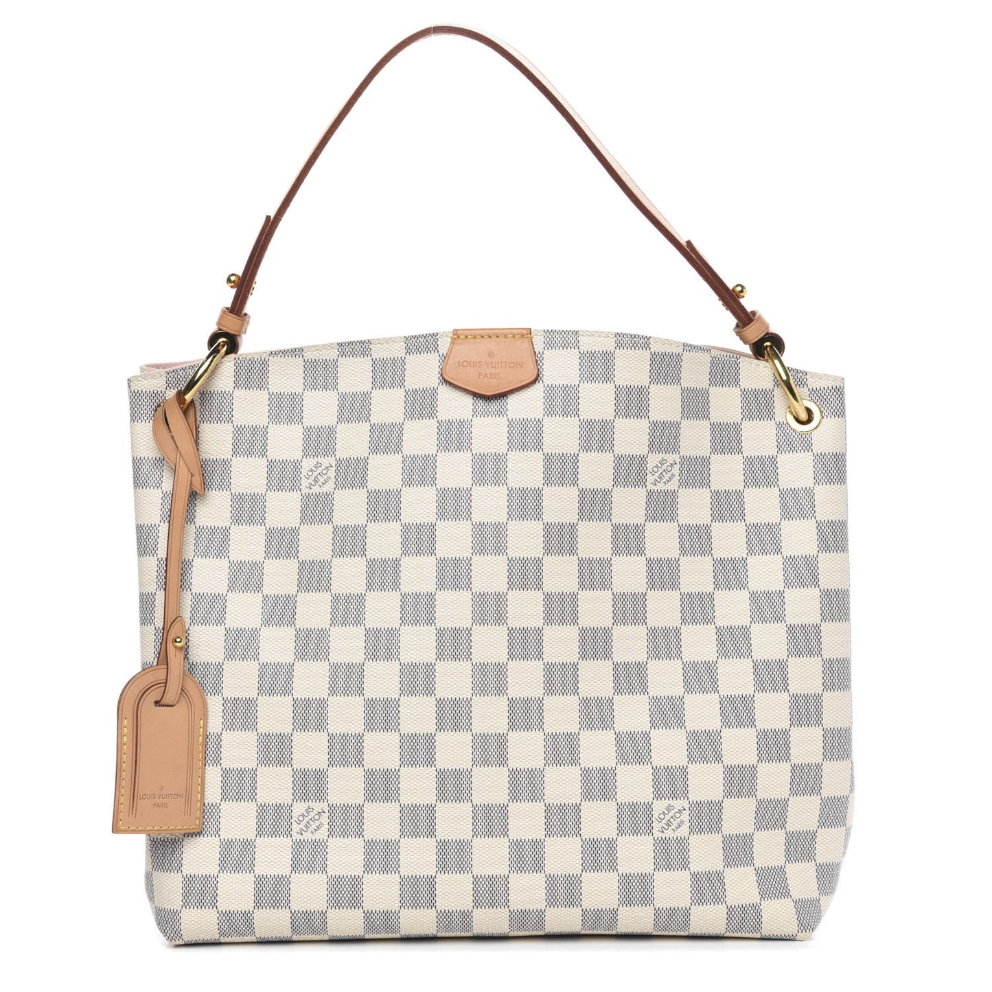 Damier Azur Graceful PM Rose Ballerine