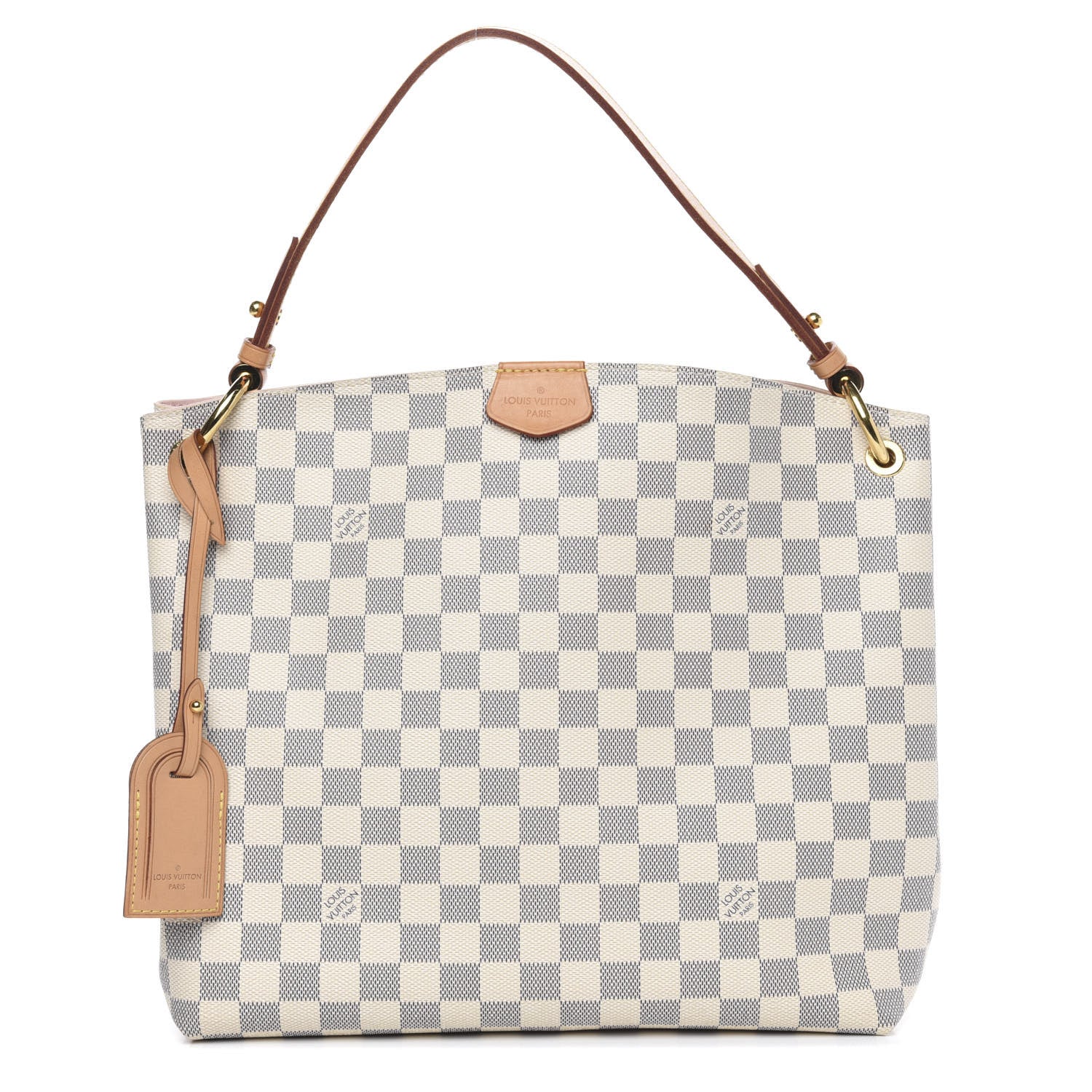 Louis Vuitton Damier Azur Graceful PM Rose Ballerine 1 of 13