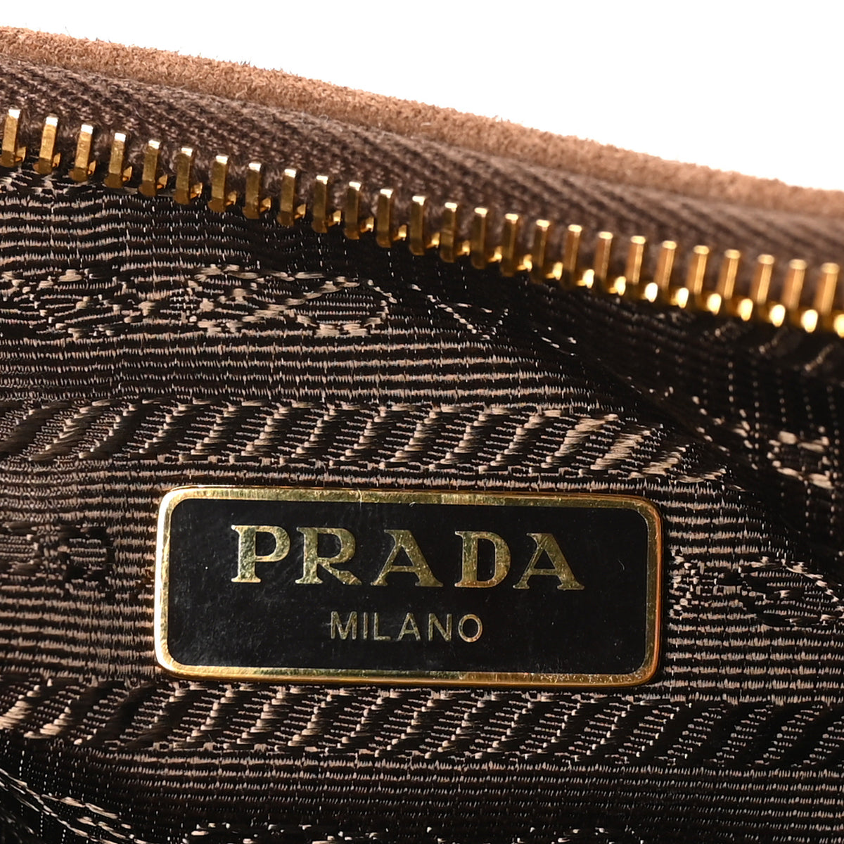 Prada Scamosciato Suede Mini Re-Edition Shoulder Bag Cacao 6 of 10