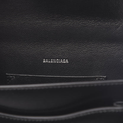 Balenciaga Box Calfskin Monochrome XS Sharp Top Handle Bag Black 6 of 9