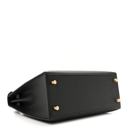 Hermes Epsom Kelly Sellier 25 Black 4 of 10