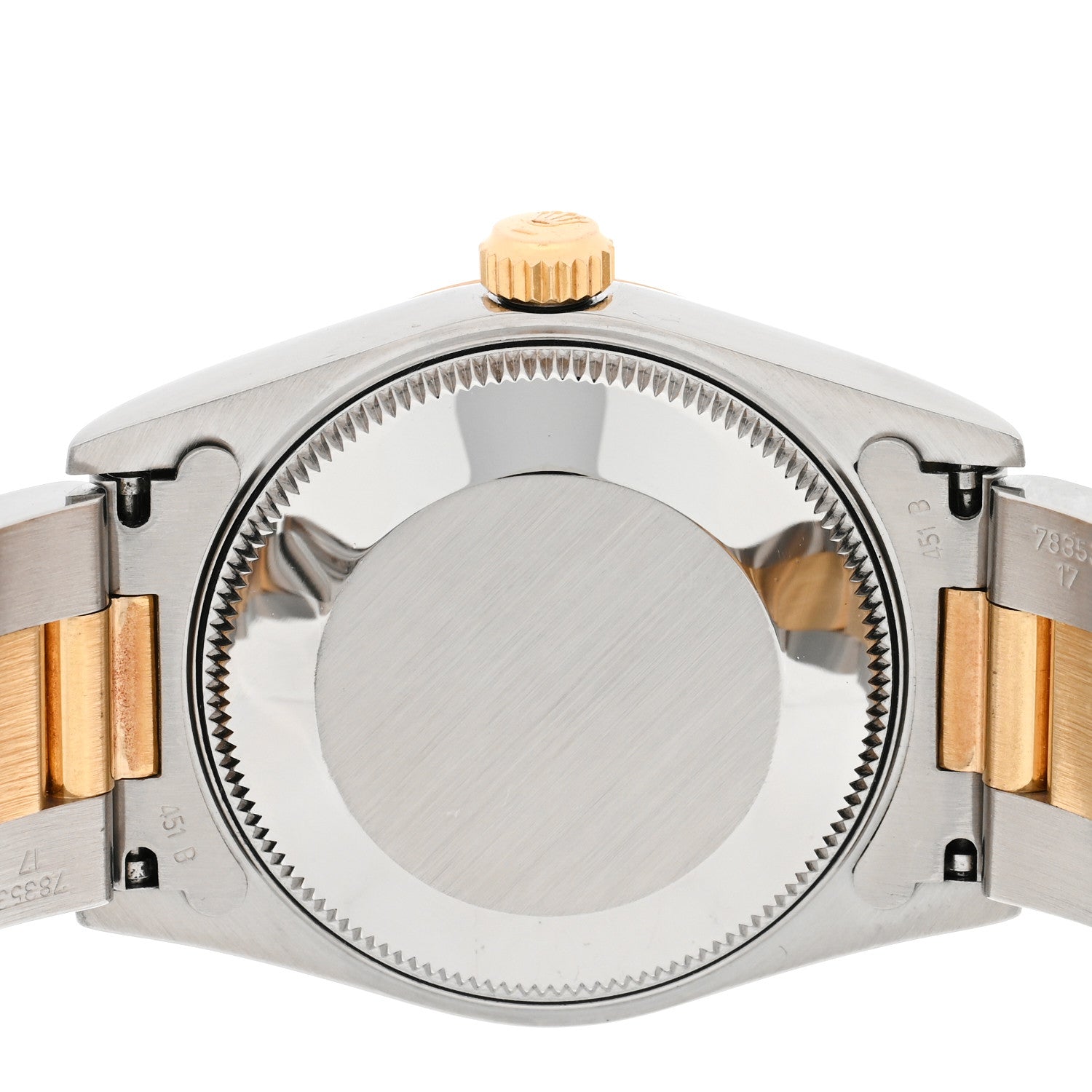 Rolex Stainless Steel 18K Yellow Gold Diamond 31mm Oyster Perpetual Datejust Watch Silver 68243 4 of 4