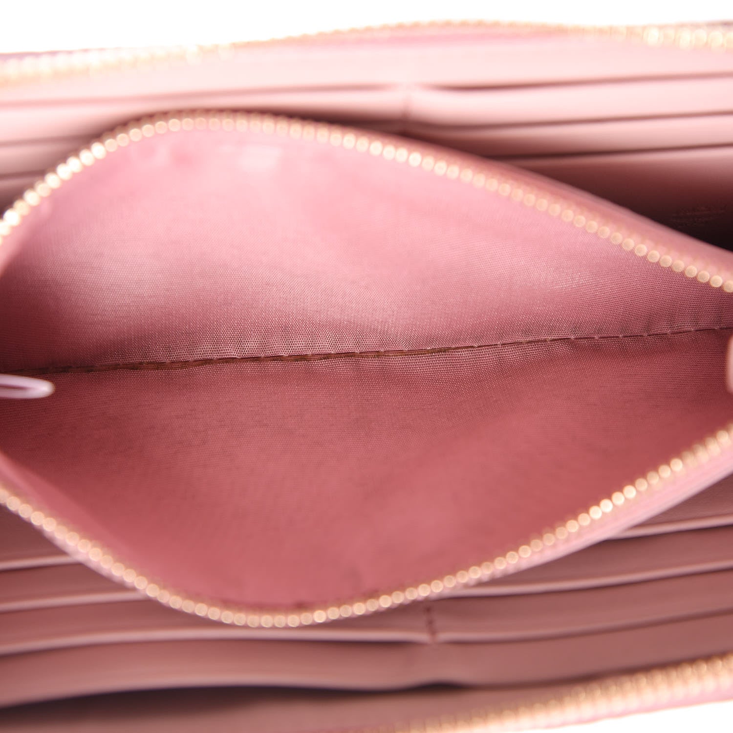 MCM Visetos Large Zip Around Wallet Pink 8 of 15