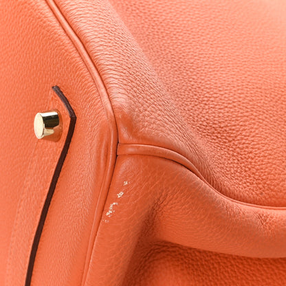 Hermes Togo Birkin 35 Orange 11 of 13