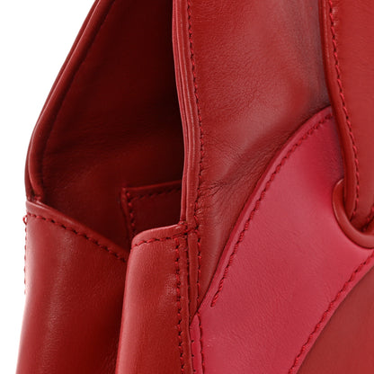 Chanel Calfskin CC Stitched Tote Red 19 of 20