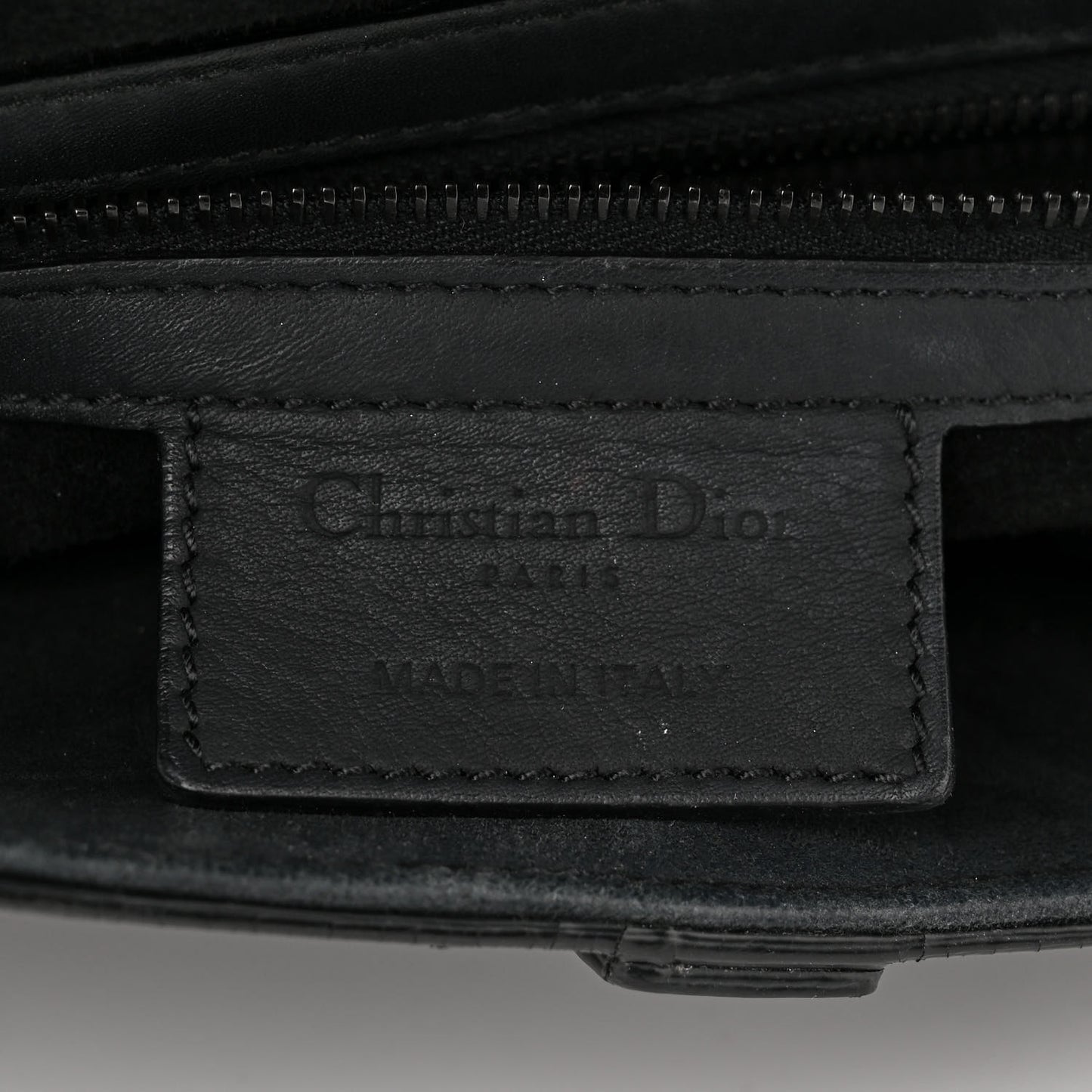 Ultra Matte Calfskin Saddle Bag Black