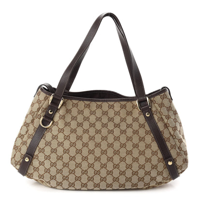 Gucci Monogram Medium Abbey Shoulder Bag Dark Brown 1 of 11