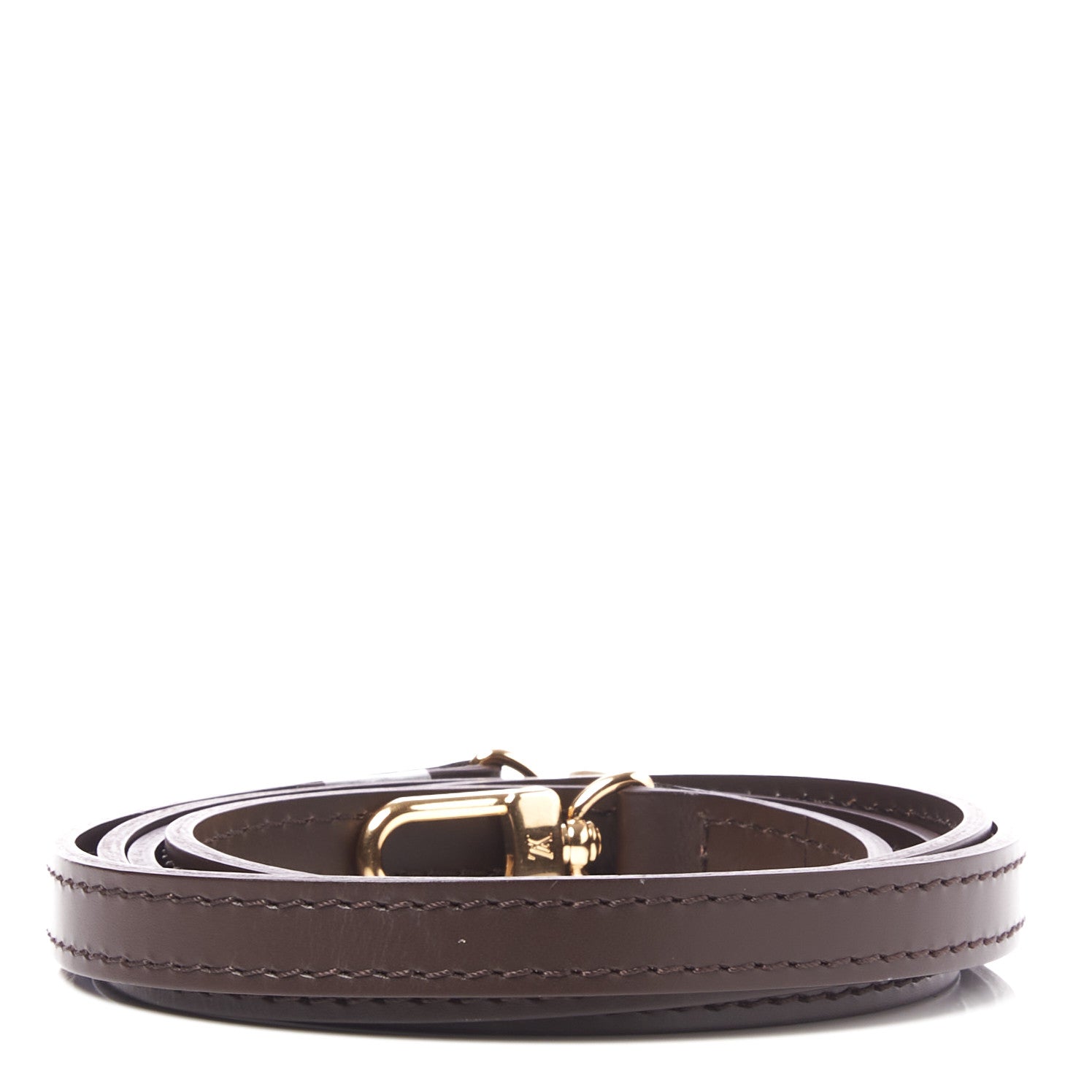 Louis Vuitton Calfskin 12mm Shoulder Strap Brown 2 of 4