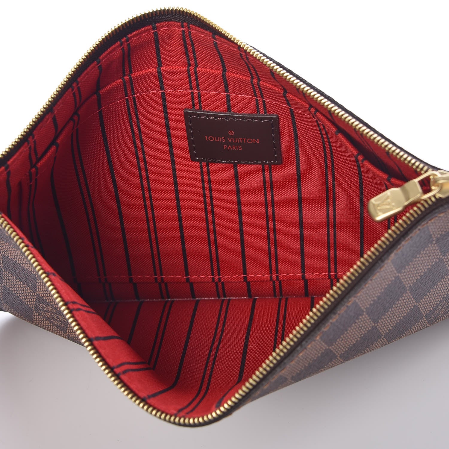 Louis Vuitton Damier Ebene Neverfull MM GM Pochette 5 of 8