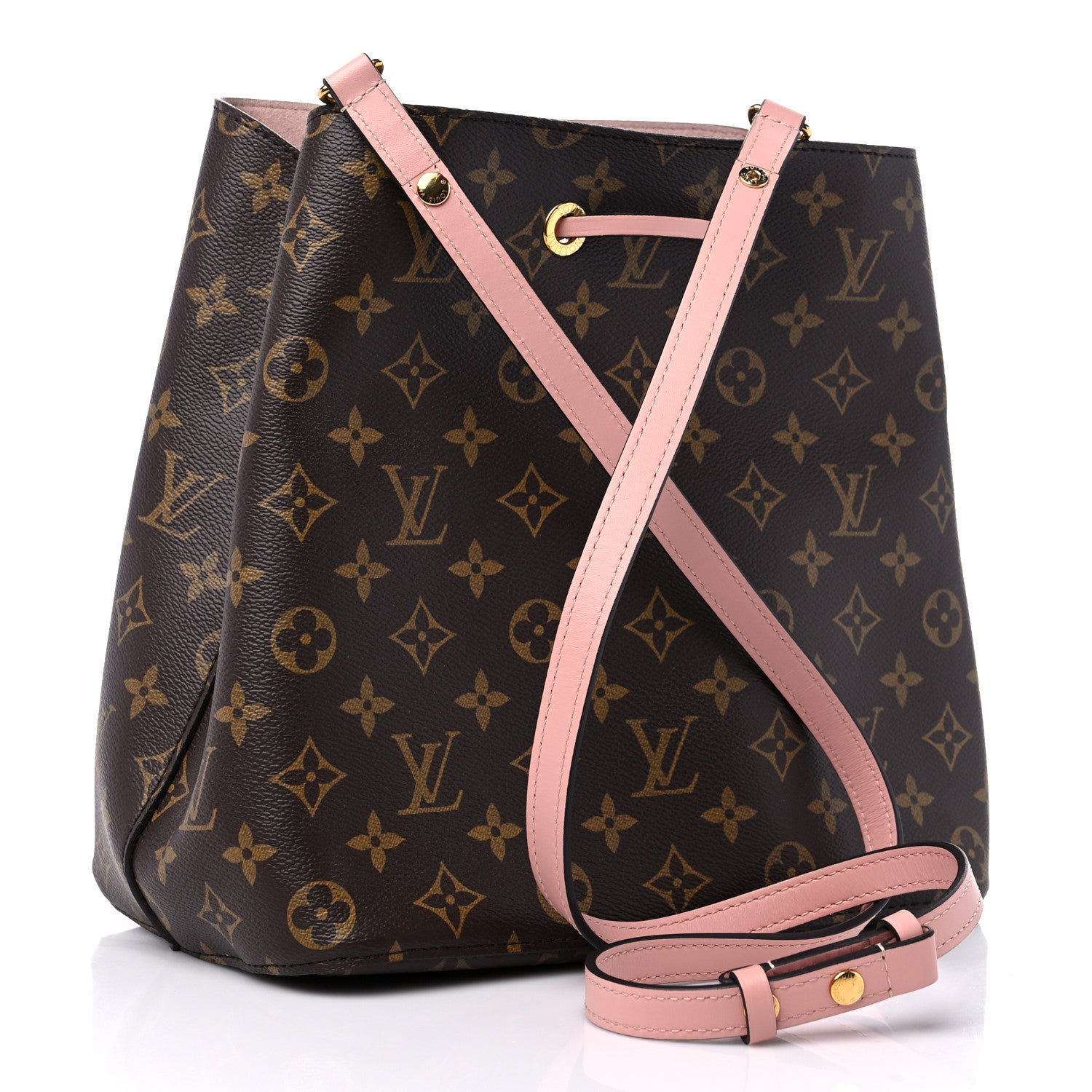 Louis Vuitton Monogram Neonoe MM Rose Poudre 3 of 10