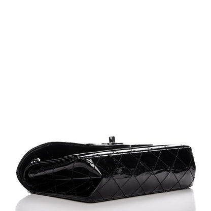 Chanel Patent Calfskin Quilted Mini Rectangular Double Flap Black 4 of 7