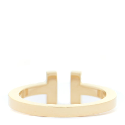Tiffany 18K Yellow Gold T Square Ring 62 10 3 of 4