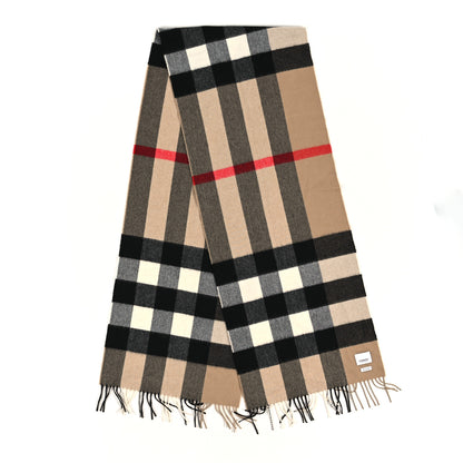 Burberry Cashmere Mega Check Fringe Scarf Archive 2 of 4