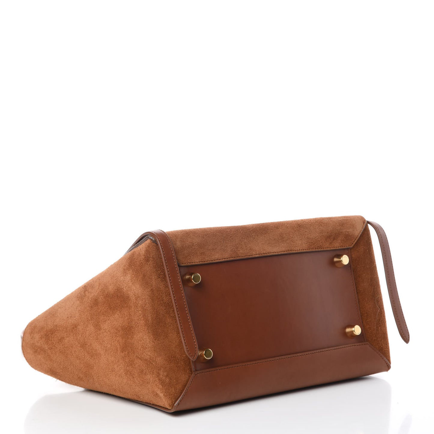 Suede Calfskin Mini Belt Bag Tan