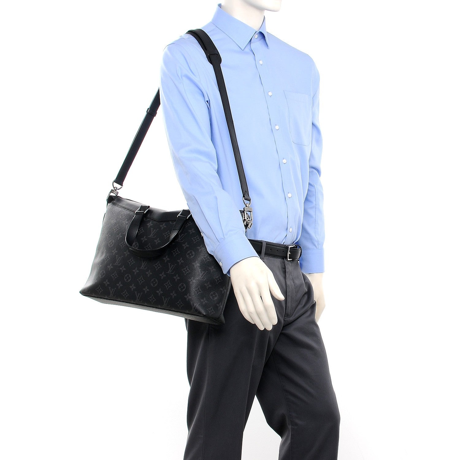 Louis Vuitton Monogram Eclipse Explorer Briefcase 2 of 8