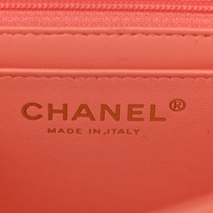 Chanel Lambskin Quilted Mini Rectangular Flap Light Pink 6 of 10