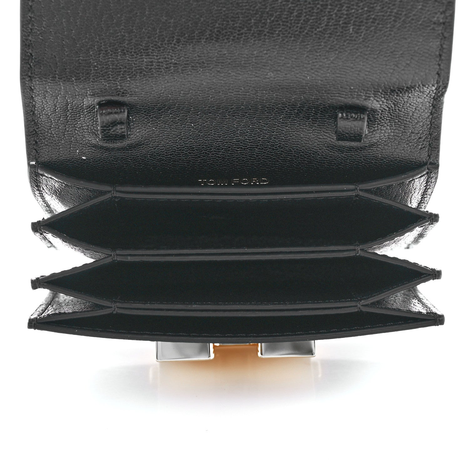 Tom Ford Shiny Goatskin Day Bag Black 4 of 9