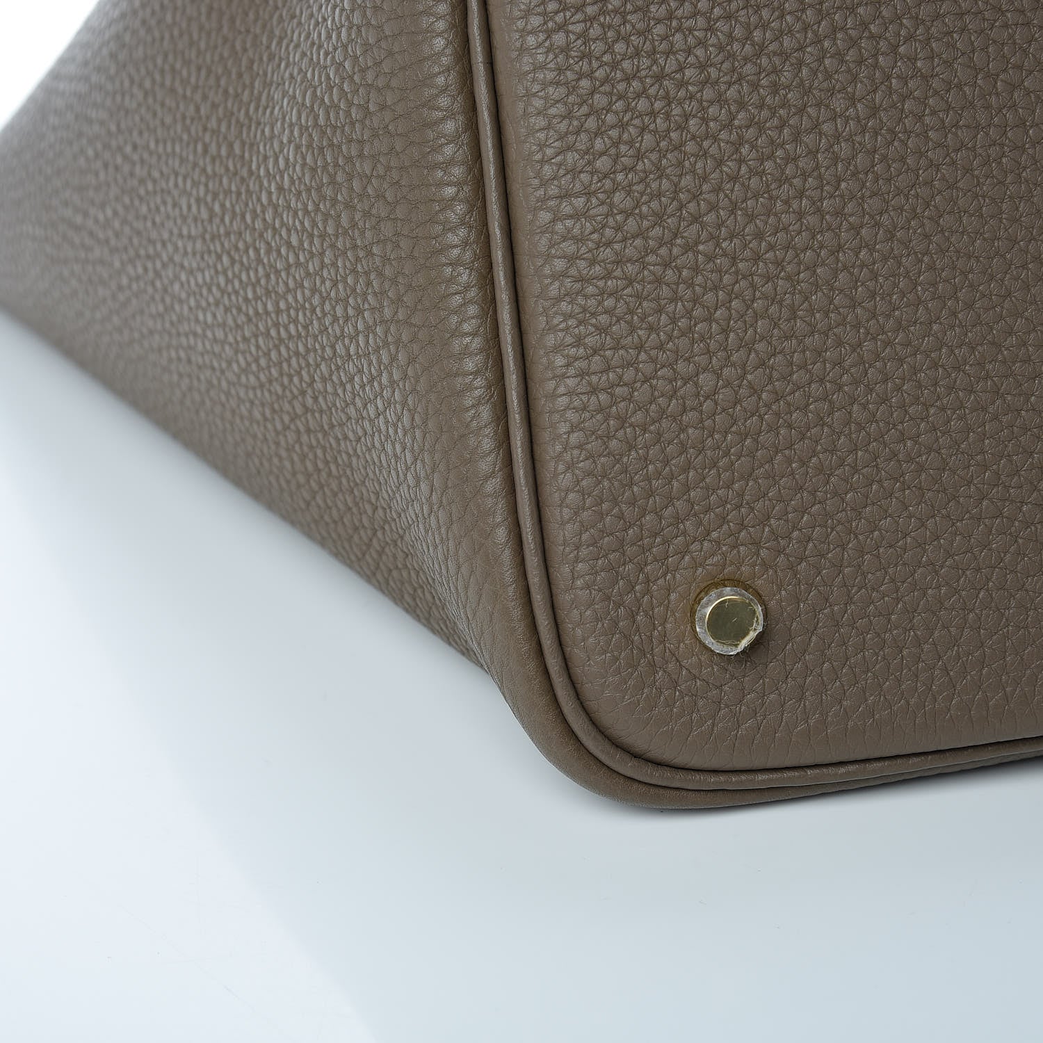 Hermes Taurillon Clemence Picotin Lock 22 MM Etoupe 11 of 14