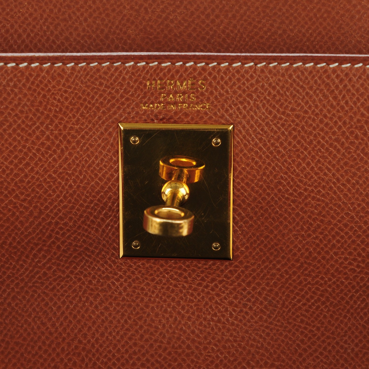 Hermes Courchevel Kelly Retourne 32 Gold 9 of 26