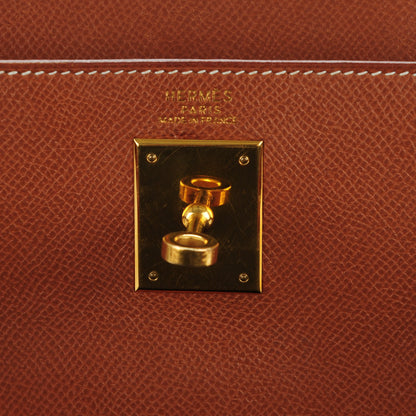 Hermes Courchevel Kelly Retourne 32 Gold 9 of 26