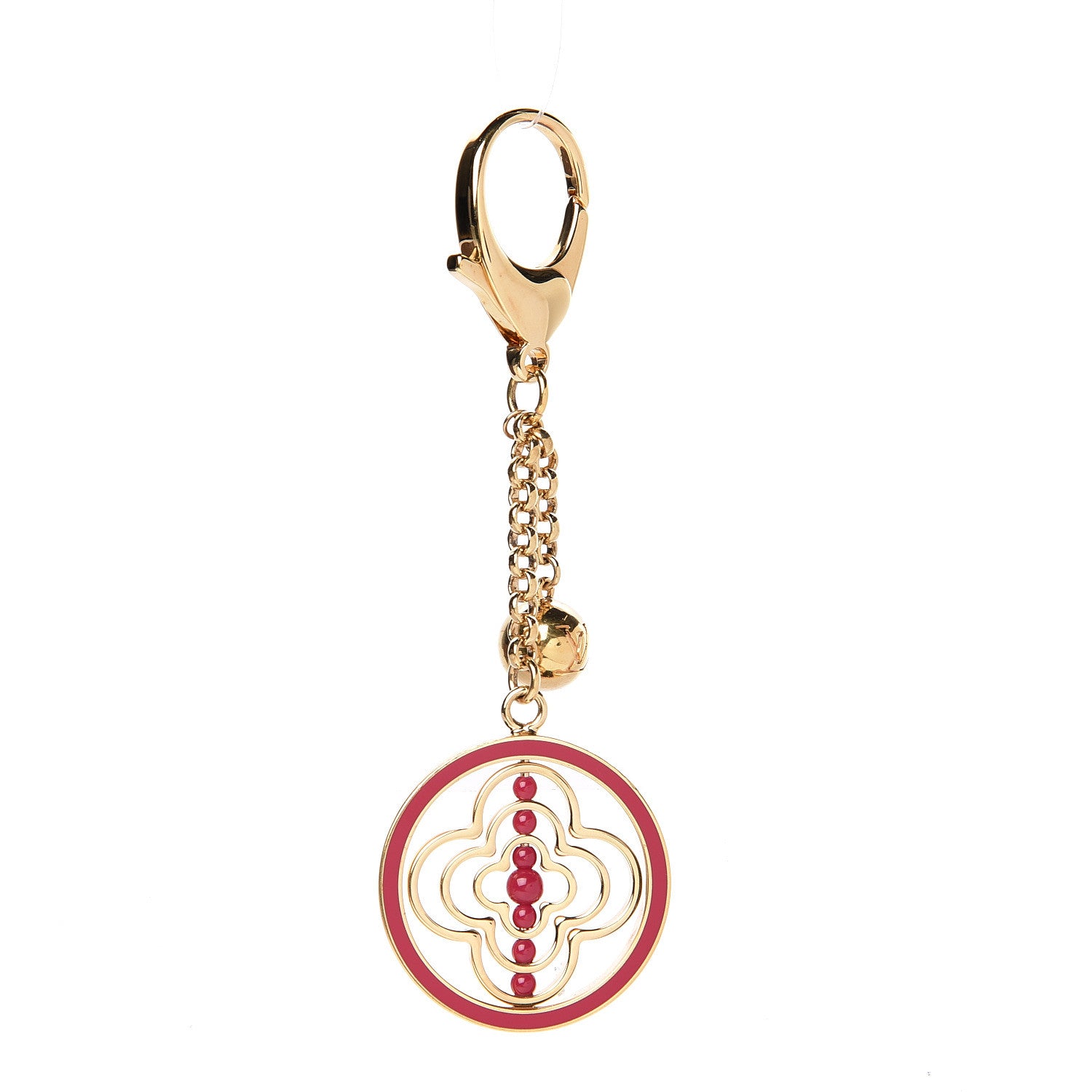 Louis Vuitton Whirly Flower Bag Charm Rose Indien 1 of 3