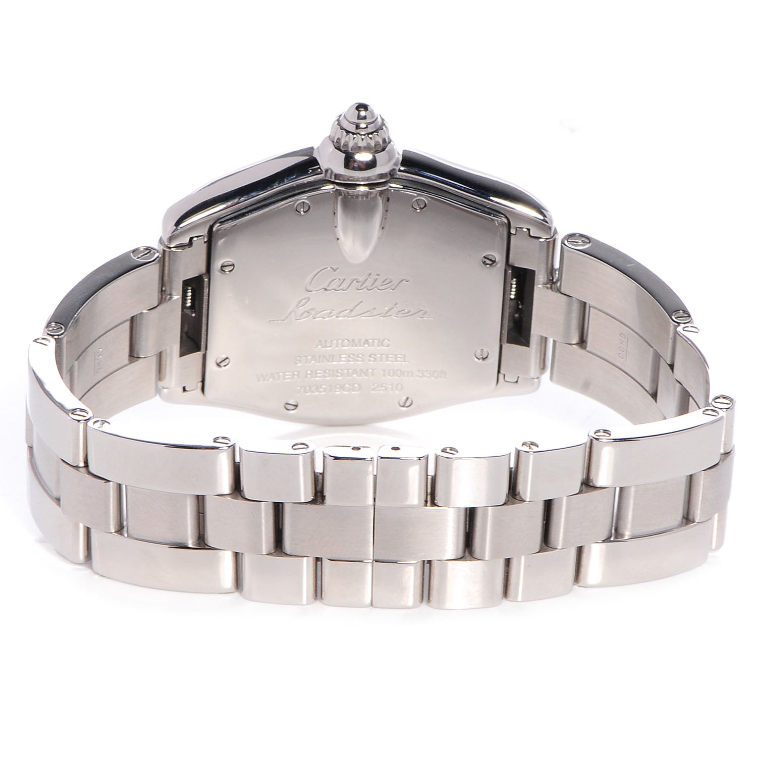 Cartier Stainless Steel 37mm Roadster Automatic Watch 6 of 8