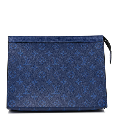 Louis Vuitton Monogram Eclipse Pochette Voyage MM Pacific Blue 1 of 6
