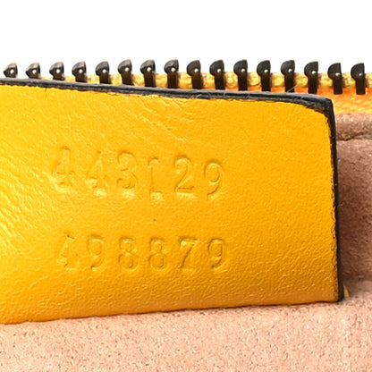 Gucci Calfskin Matelasse Mini GG Marmont Chain Bag Stone Topaz 6 of 11