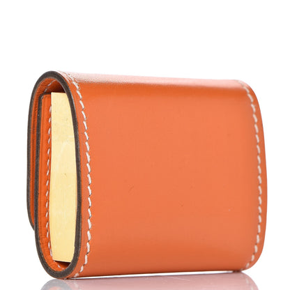 Hermes Box Post It Notepad Holder PM Orange 3 of 7