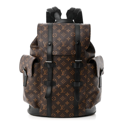 Louis Vuitton Monogram Macassar Christopher PM Backpack 1 of 13