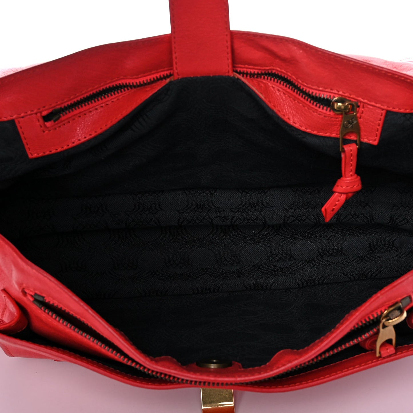 Lambskin Medium PS1 Satchel Red