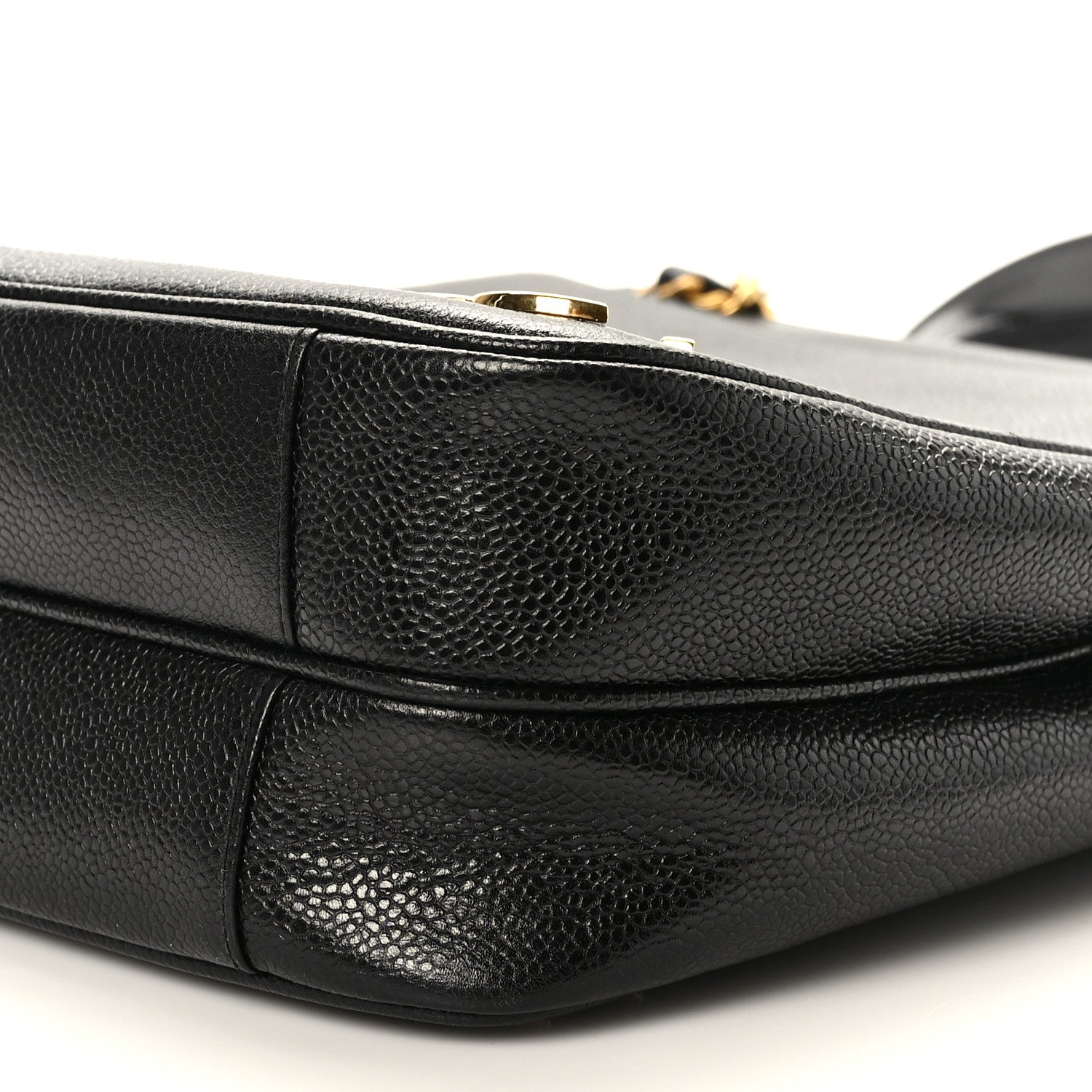 Chanel Caviar CC Shoulder Bag Black 9 of 10